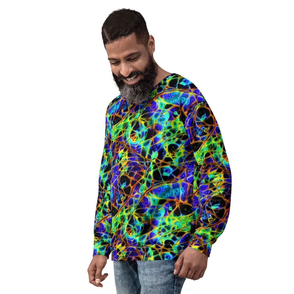 Iridescent Voltage on Sweatshirt — Left Front