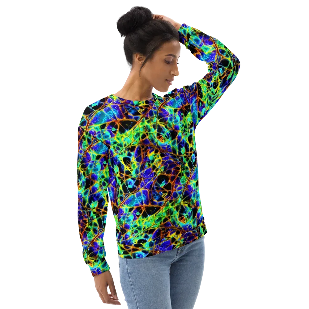 Iridescent Voltage on Sweatshirt — Right Front