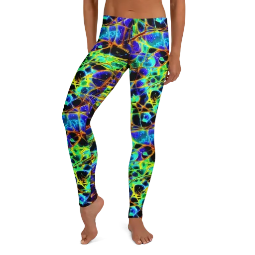 Iridescent Voltage on a Leggings