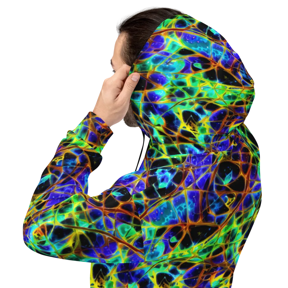 Iridescent Voltage on Hoodie — Back