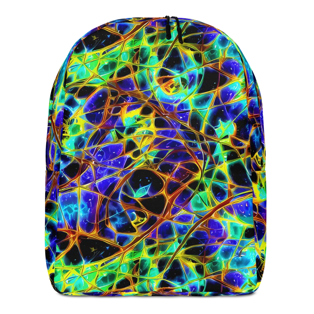 Iridescent Voltage on Minimalist Backpack — Front