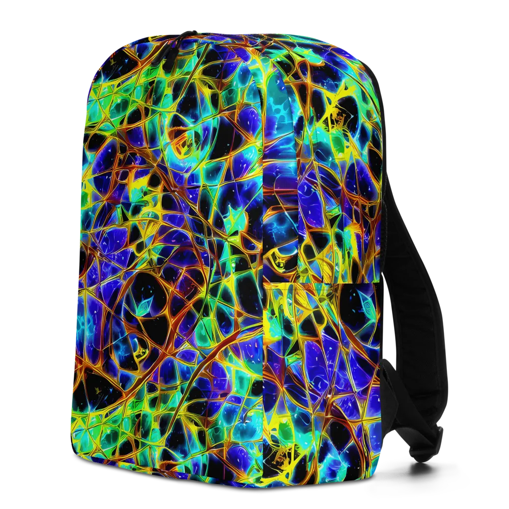 Iridescent Voltage on Minimalist Backpack — Left