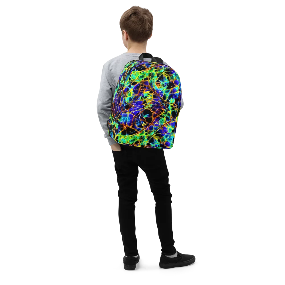 Iridescent Voltage on Minimalist Backpack — Right Front