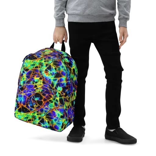 Iridescent Voltage on a Minimalist Backpack
