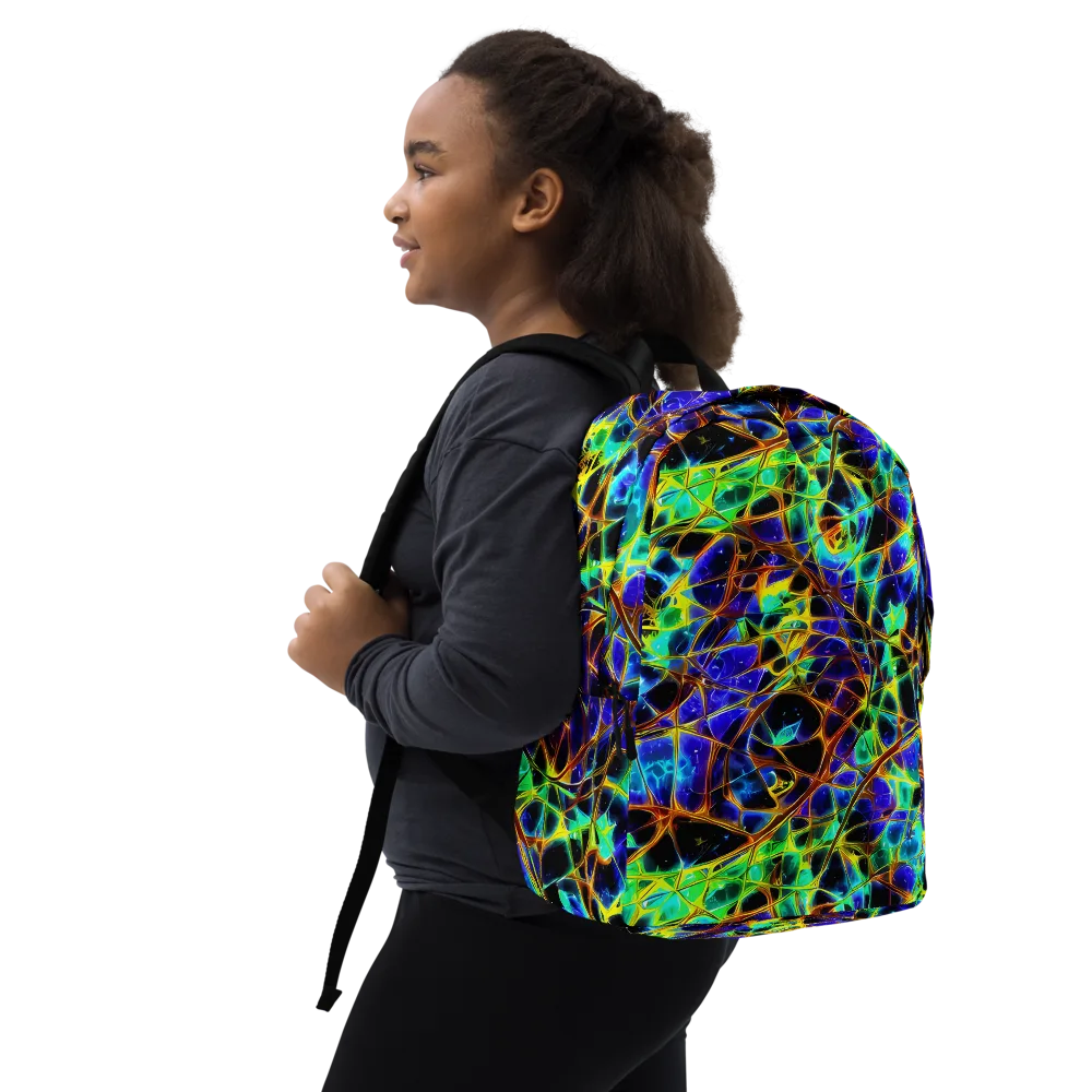 Iridescent Voltage on Minimalist Backpack — Right Front