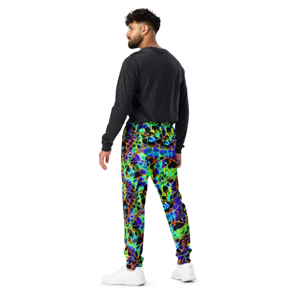 Iridescent Voltage on Men's Joggers — Back