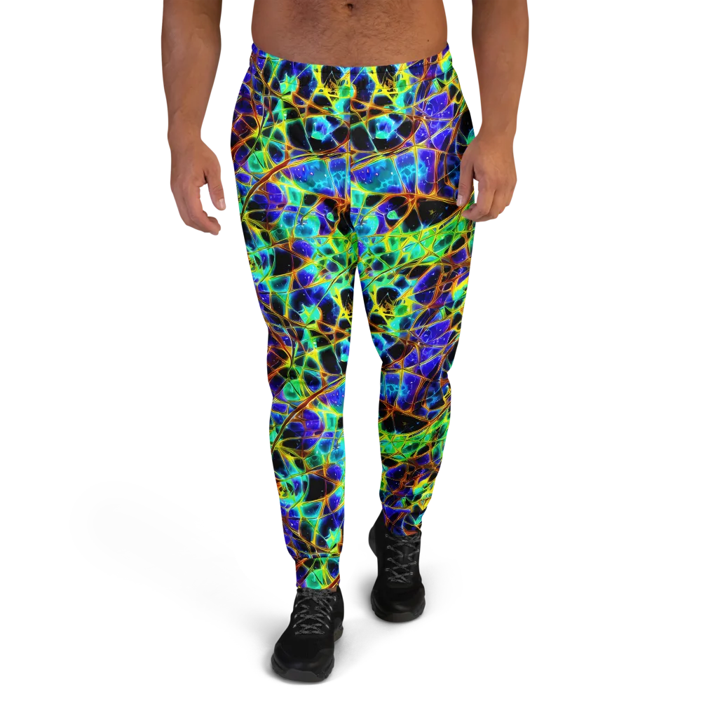 Iridescent Voltage on Men's Joggers — Front