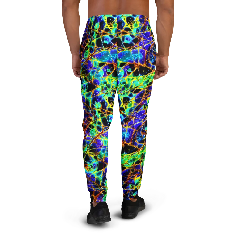 Iridescent Voltage on Men's Joggers — Back