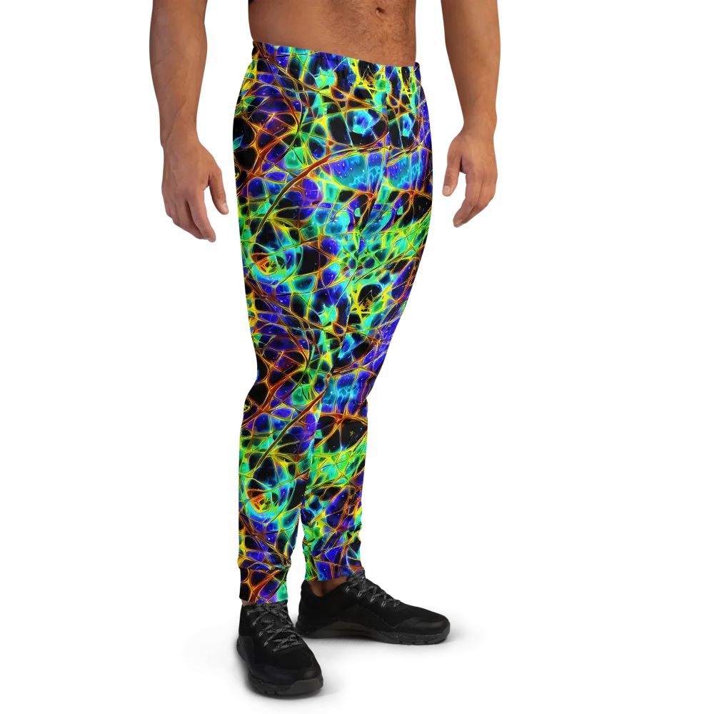 Iridescent Voltage on Men's Joggers — Right