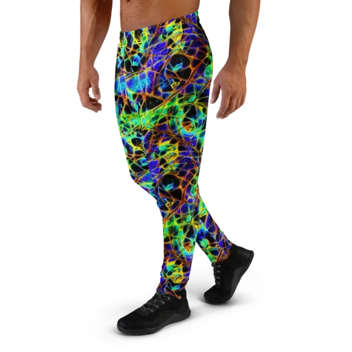 Iridescent Voltage on a Men's Joggers