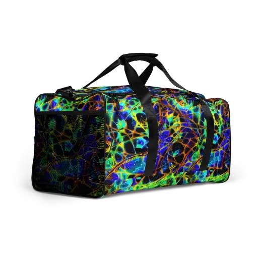 Iridescent Voltage on a Duffle Bag