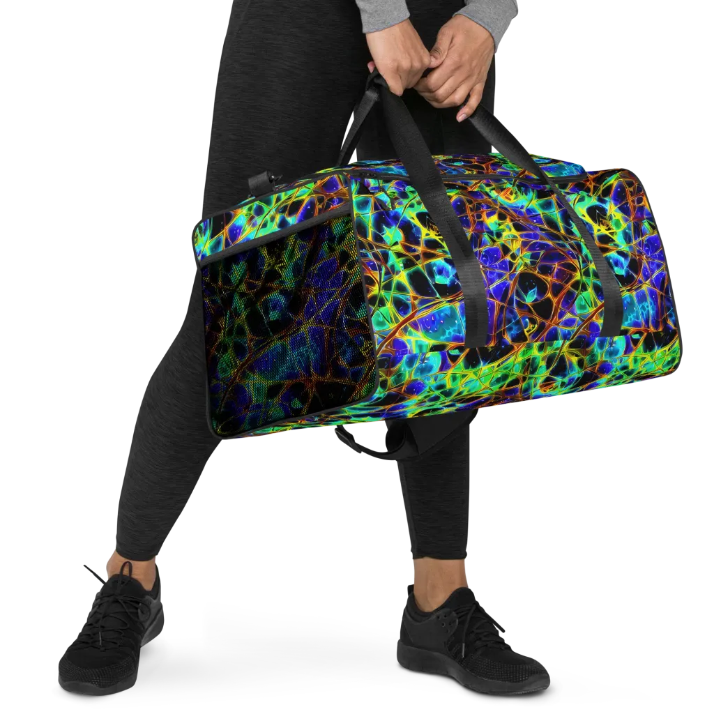 Iridescent Voltage on Duffle Bag — Right Front