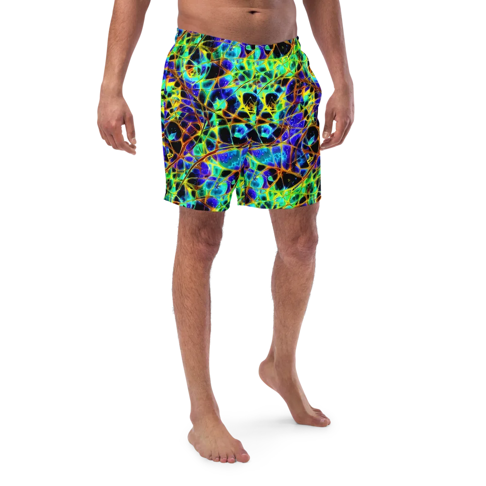 Iridescent Voltage on Swim Trunks — Front