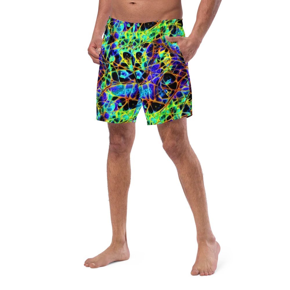 Iridescent Voltage on Swim Trunks — Left Front