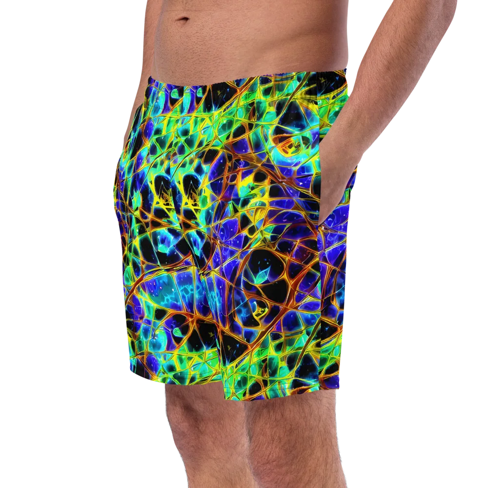 Iridescent Voltage on Swim Trunks — Left Front