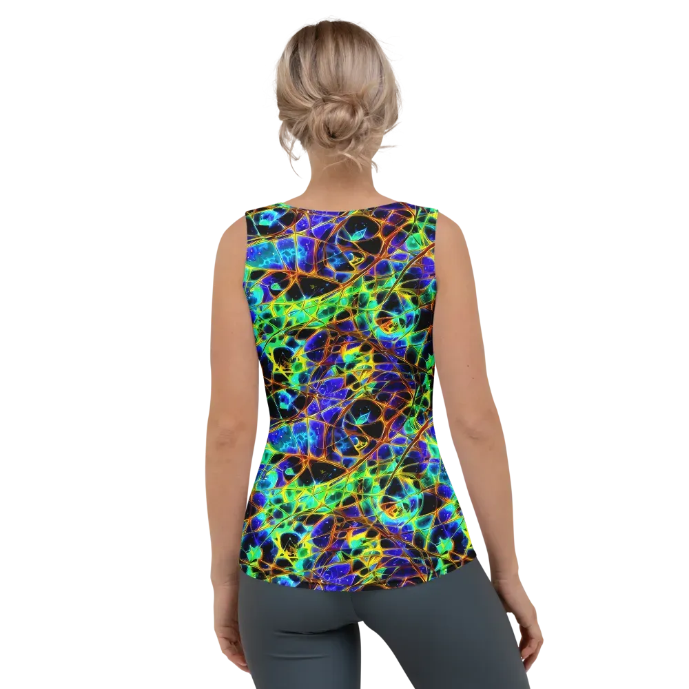 Iridescent Voltage on Women's Tank Top — Back