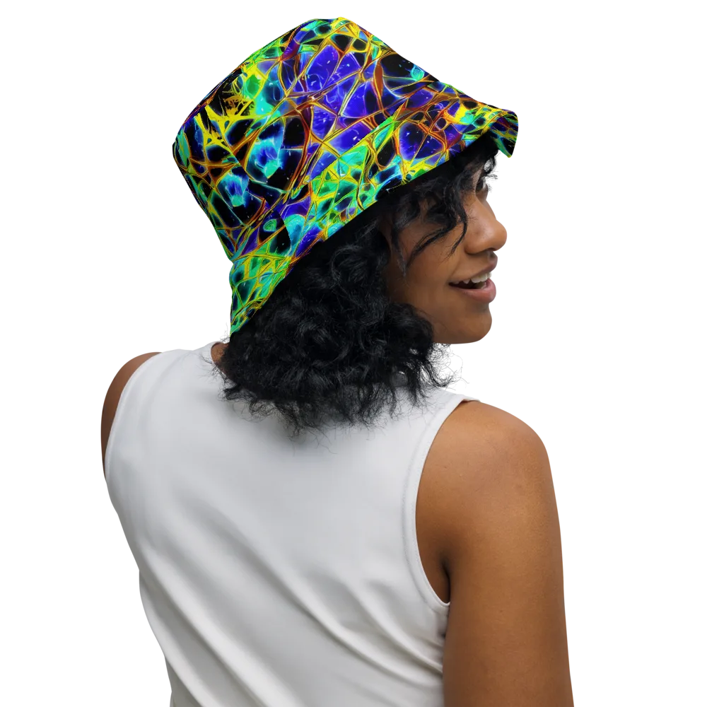 Iridescent Voltage on Reversible Bucket Hat — Right Outside