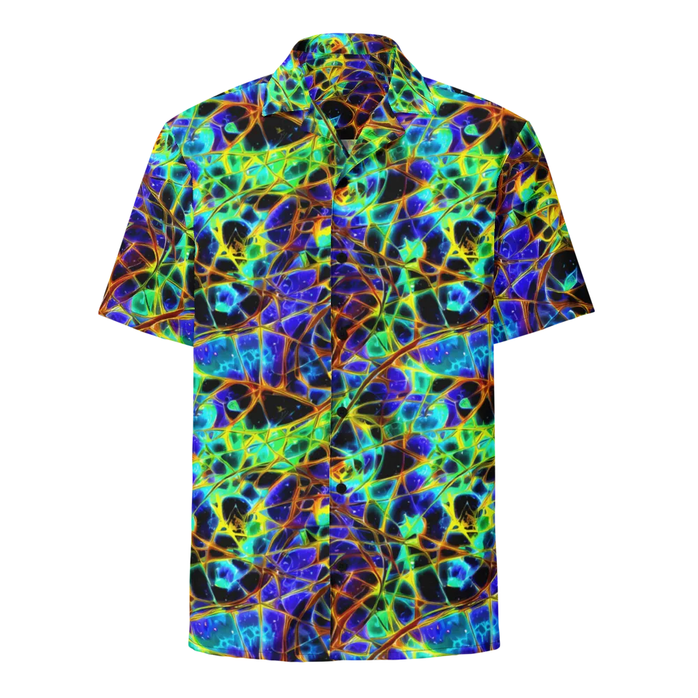 Iridescent Voltage on Button Shirt — Front