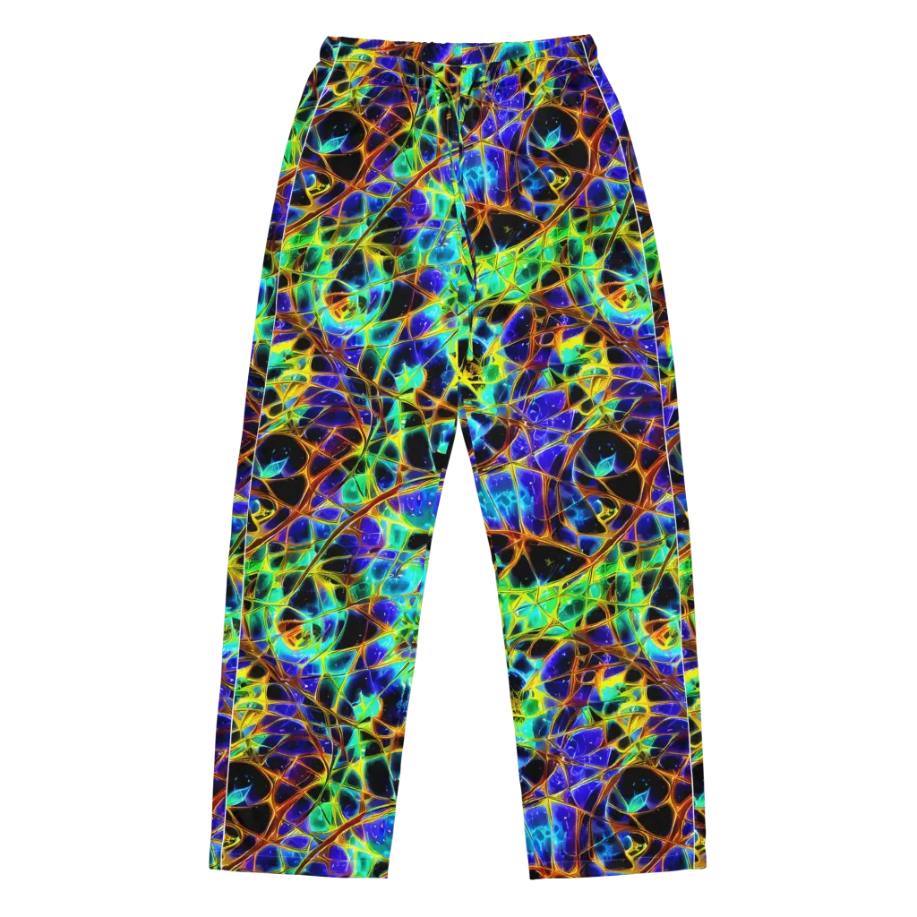 Iridescent Voltage on Women's Pajama Pants — Front