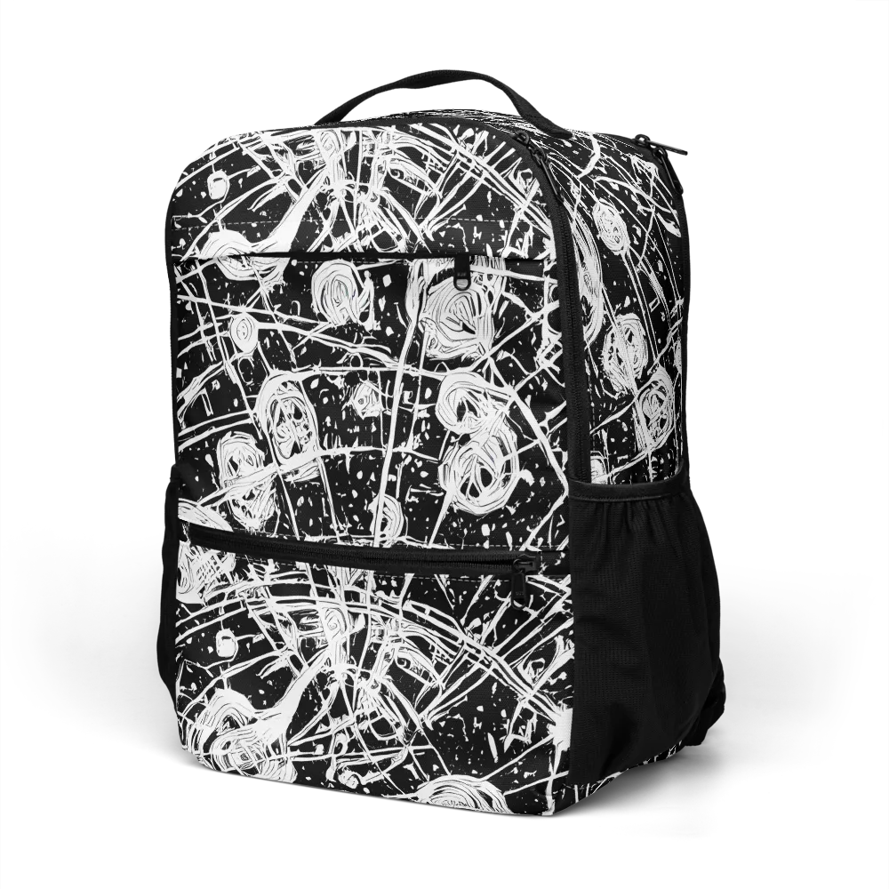 Blackwire Bloom on Utility Backpack — Left Front