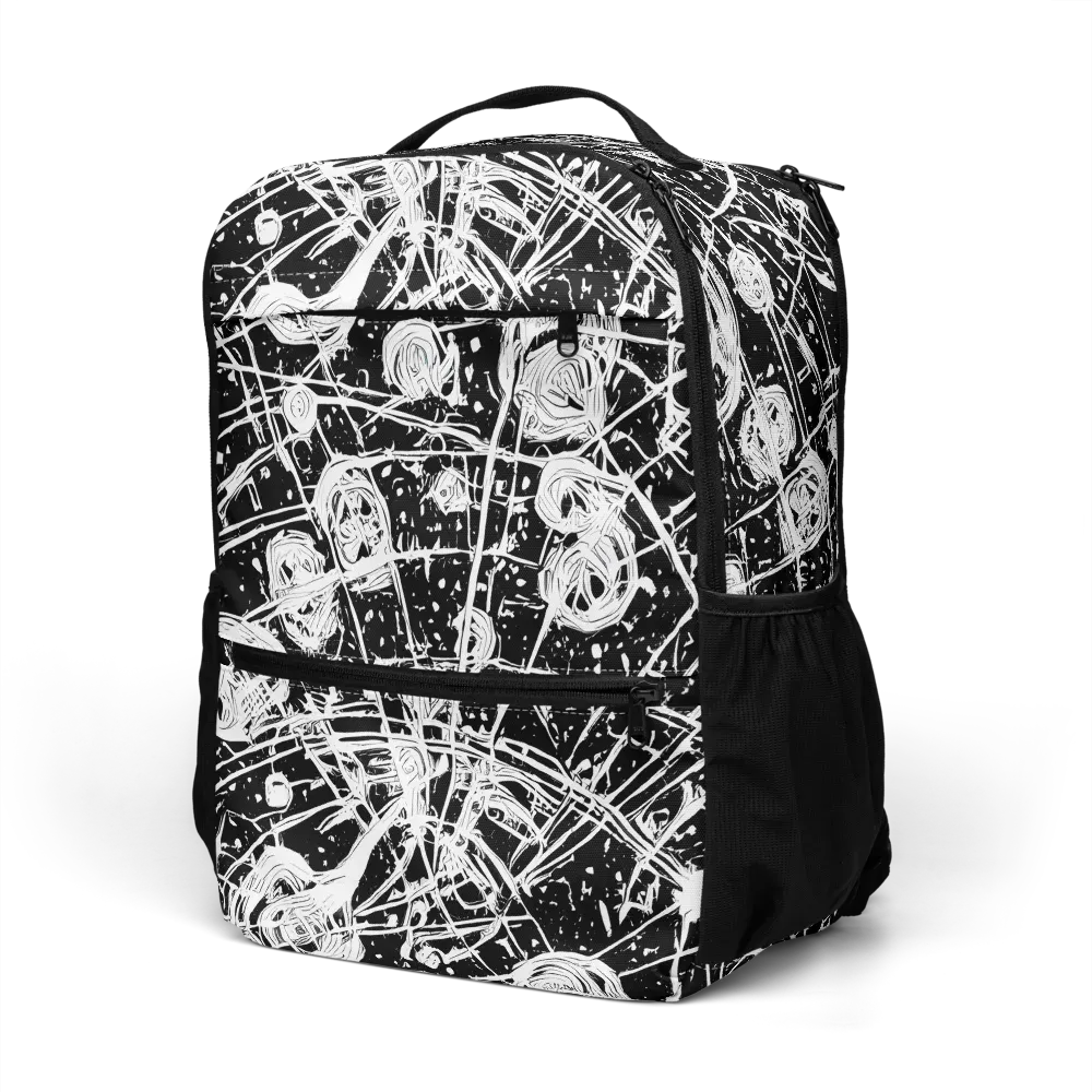 Blackwire Bloom on Utility Backpack — Left Front