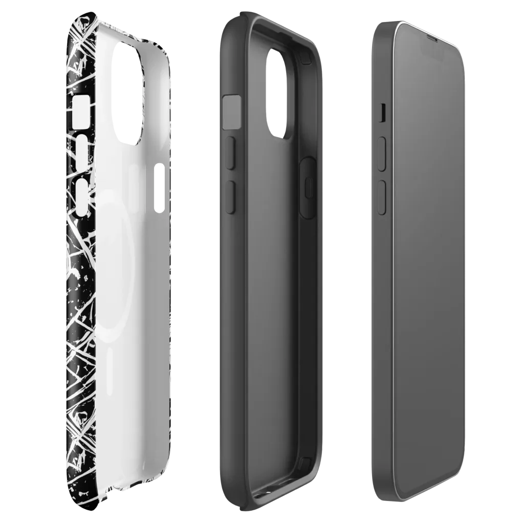 Blackwire Bloom on MagSafe Tough Case for iPhone® — Front