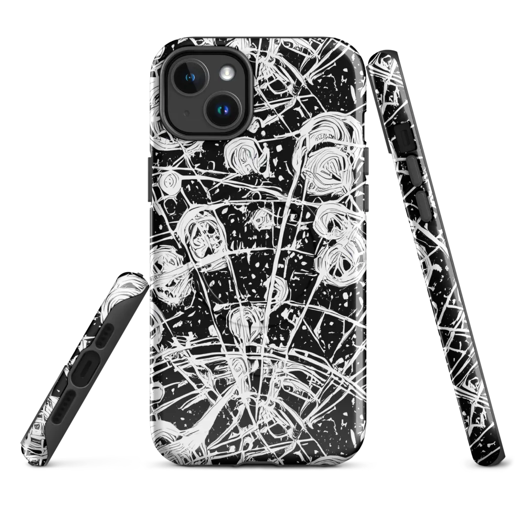 Blackwire Bloom on MagSafe Tough Case for iPhone® — Front