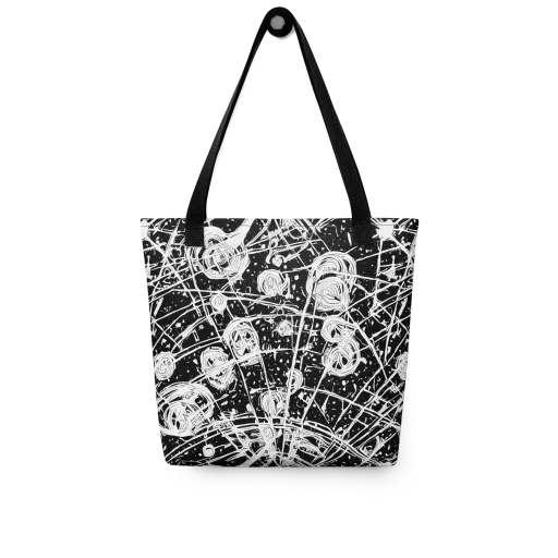 Blackwire Bloom on a Tote Bag