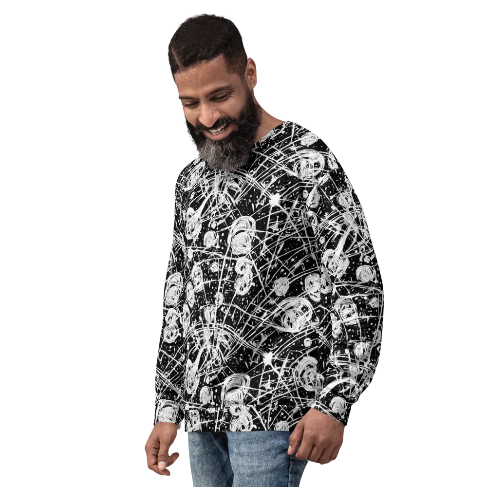 Blackwire Bloom on Sweatshirt — Left Front