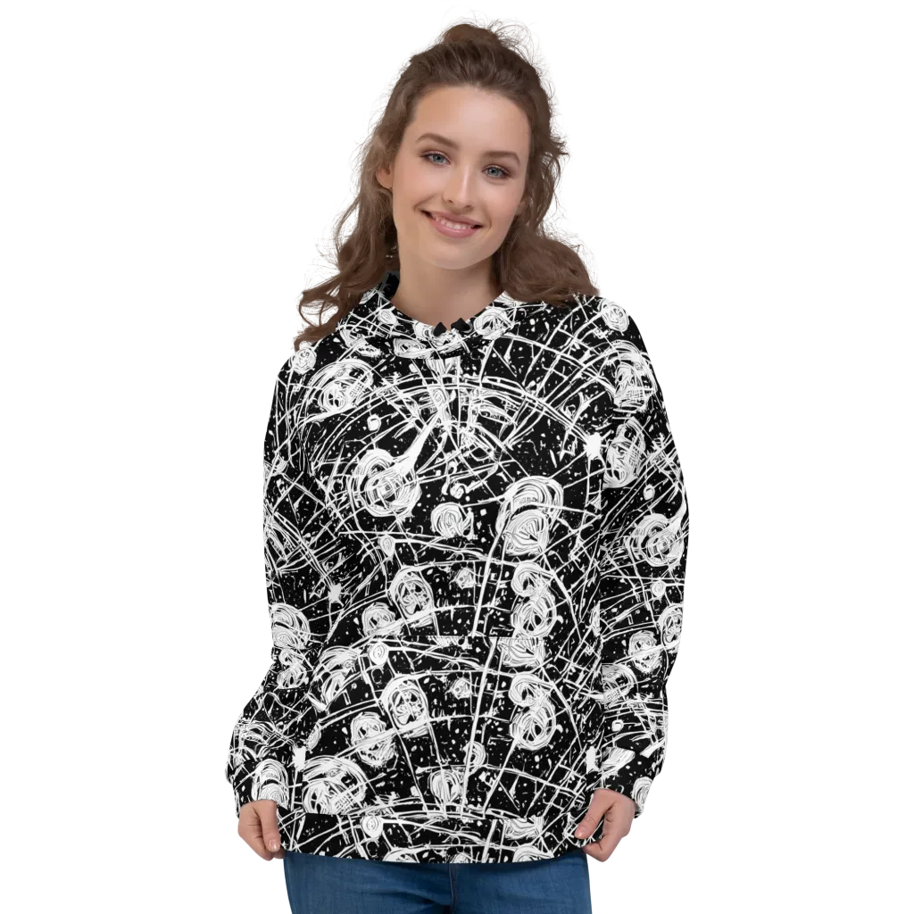 Blackwire Bloom on Hoodie — Front
