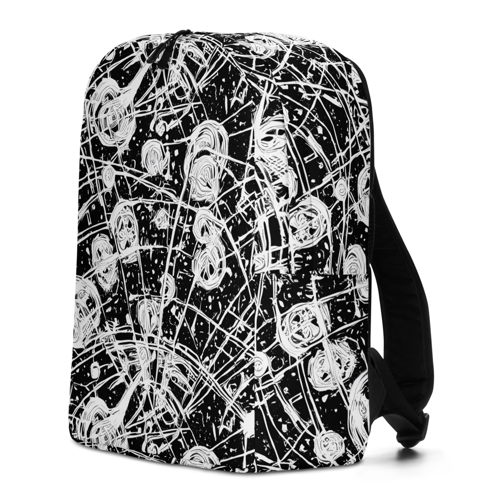 Blackwire Bloom on Minimalist Backpack — Left