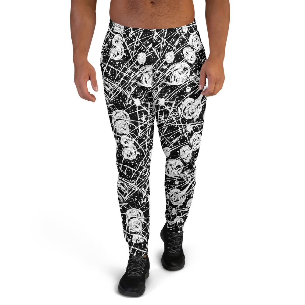 Blackwire Bloom on Men's Joggers — Front