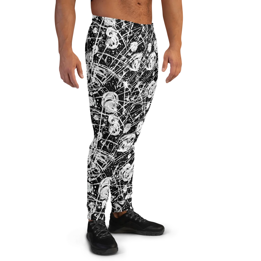 Blackwire Bloom on Men's Joggers — Right