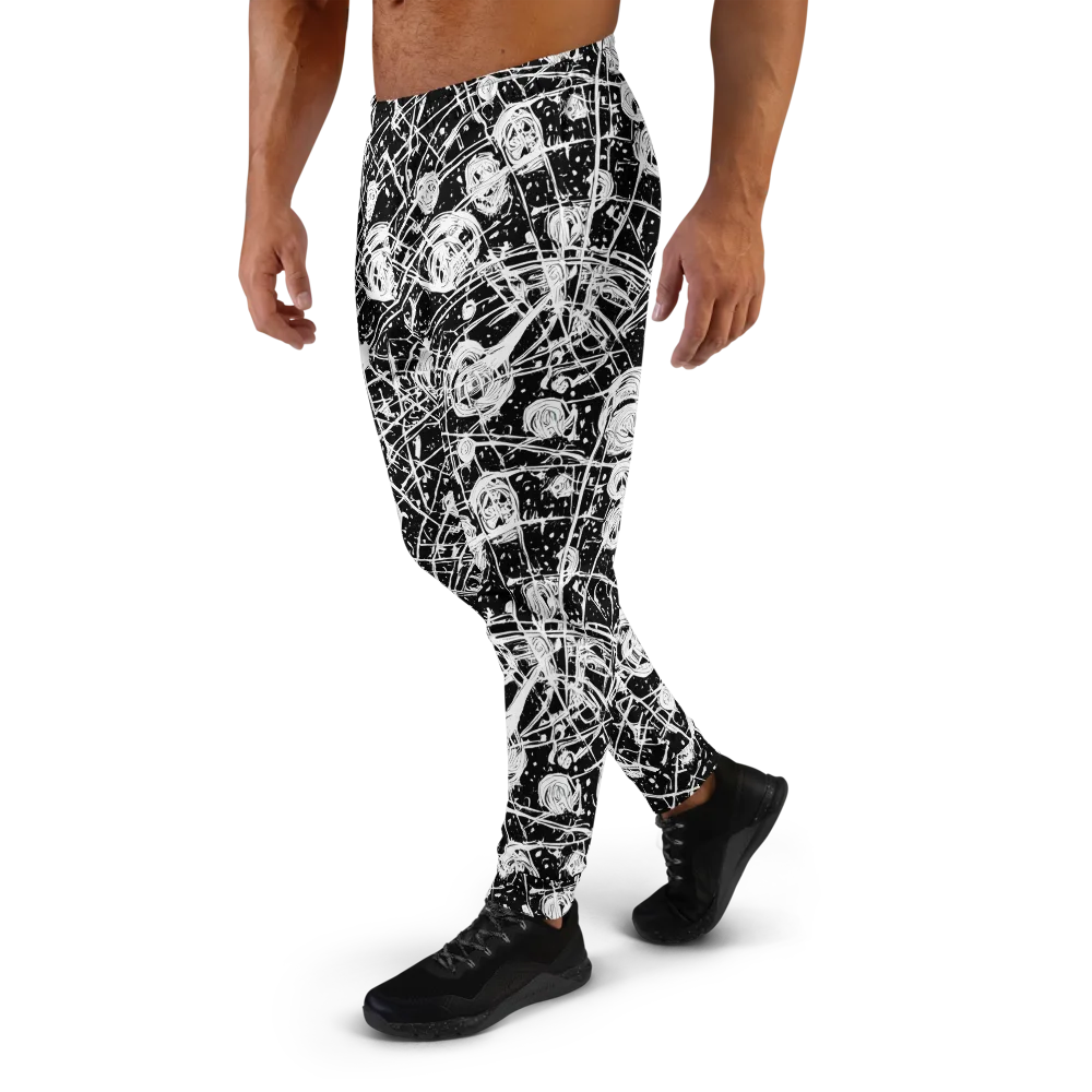 Blackwire Bloom on Men's Joggers — Left