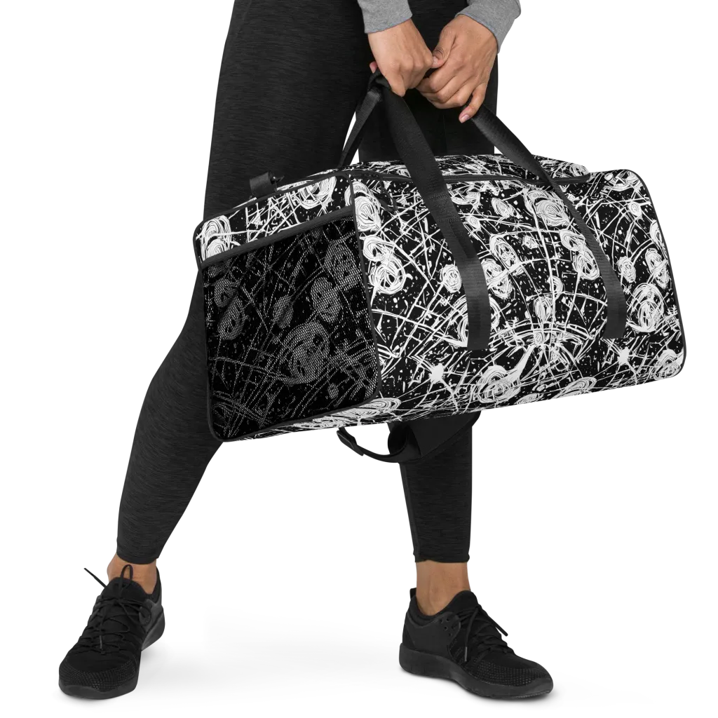 Blackwire Bloom on Duffle Bag — Right Front