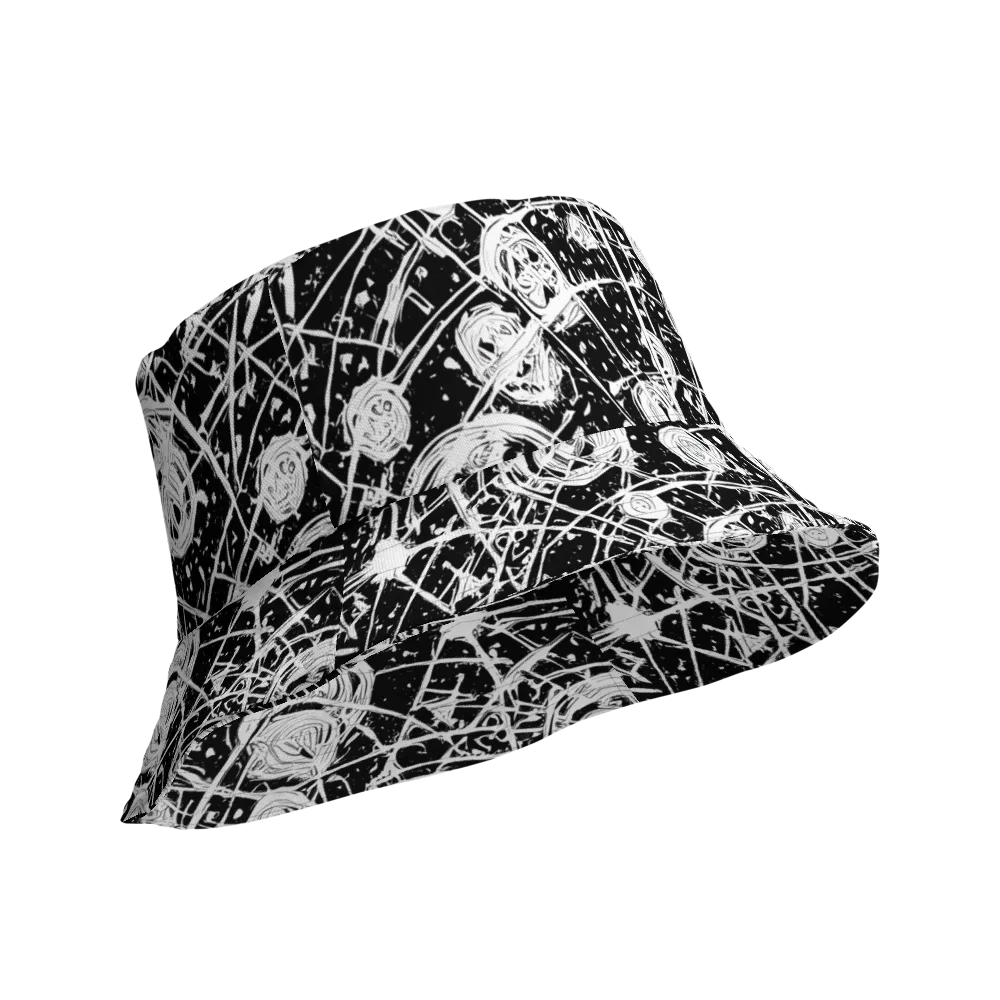Blackwire Bloom on Reversible Bucket Hat — Product details Outside