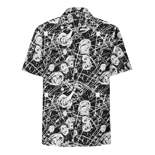 Blackwire Bloom on a Button Shirt