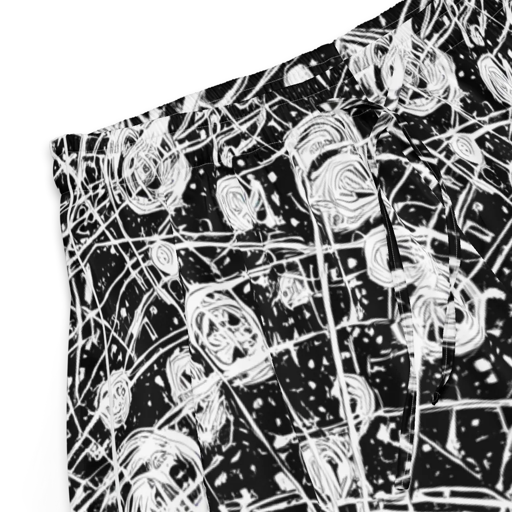 Blackwire Bloom on Women's Pajama Shorts — Product details