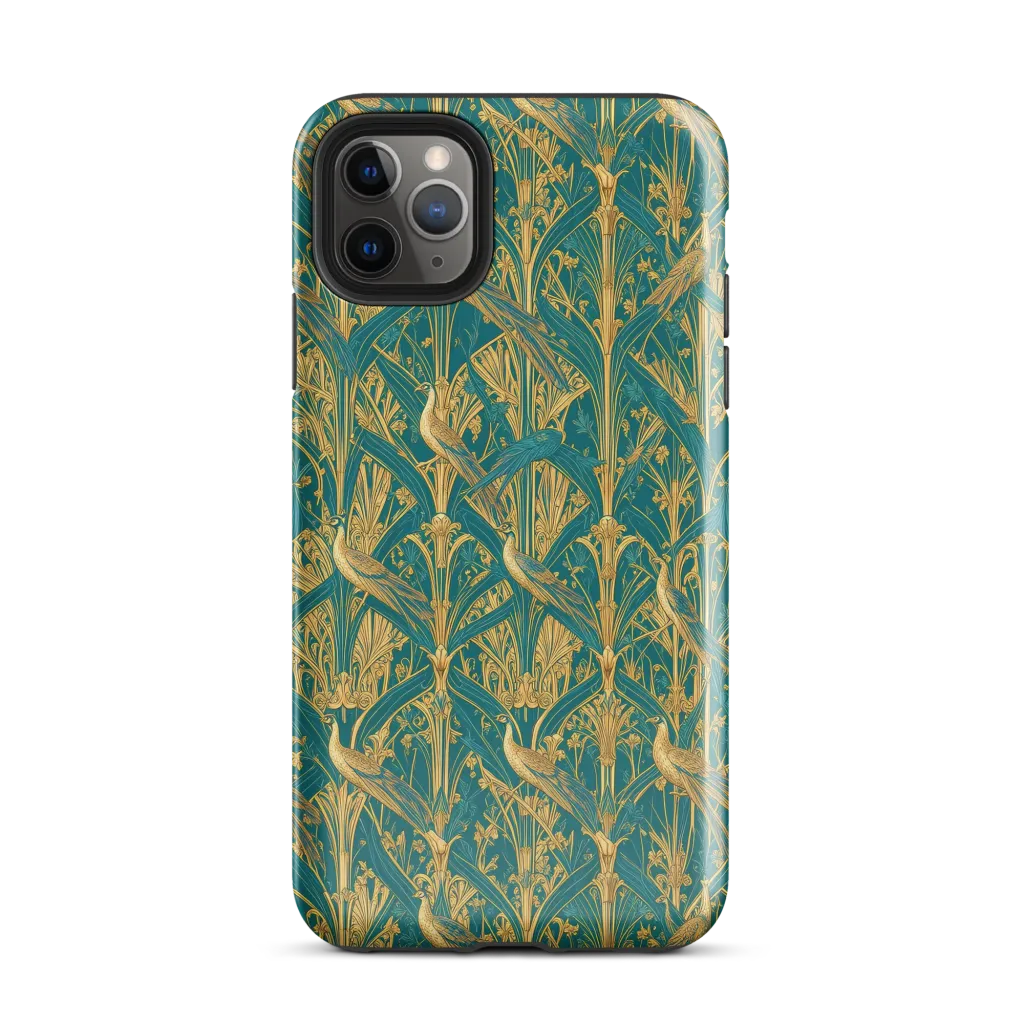 Peacock Arabesque on Tough Case for iPhone® — Front