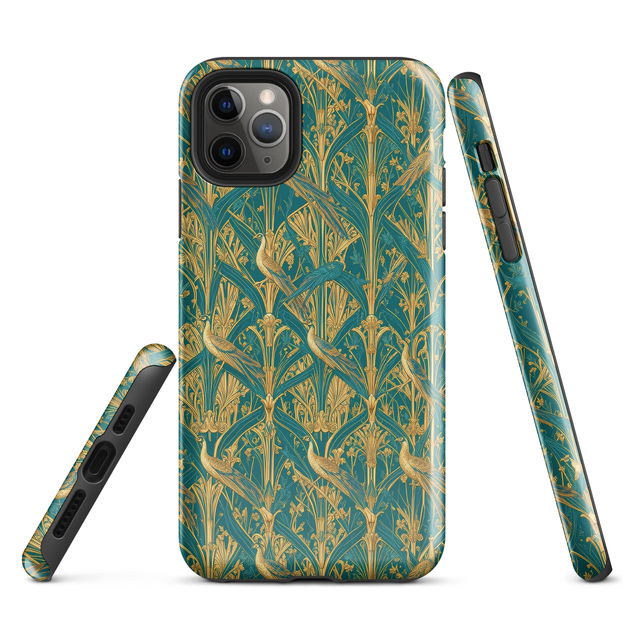 Peacock Arabesque on Tough Case for iPhone® — Front