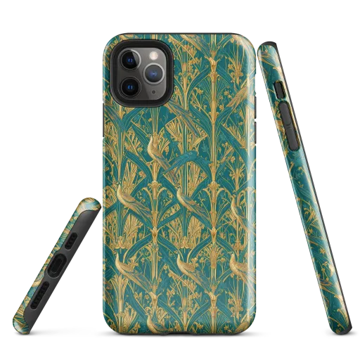 Peacock Arabesque on a Tough Case for iPhone®