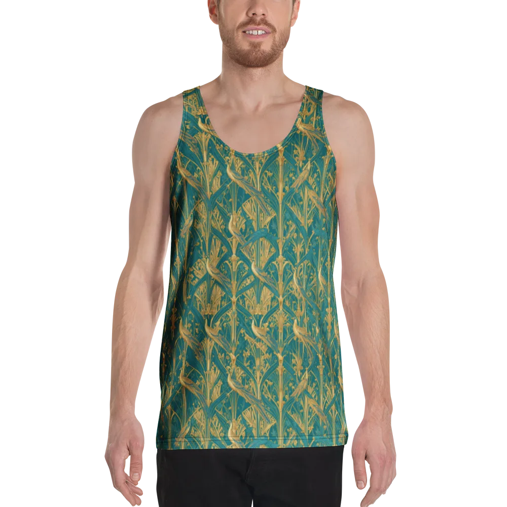 Peacock Arabesque on Men's Tank Top — Front