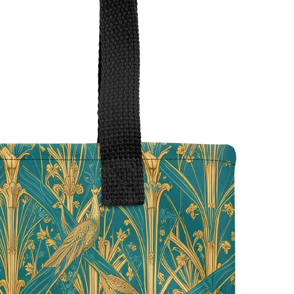 Peacock Arabesque on Tote Bag — Product details