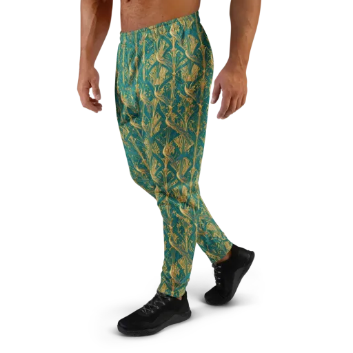 Peacock Arabesque on a Men's Joggers