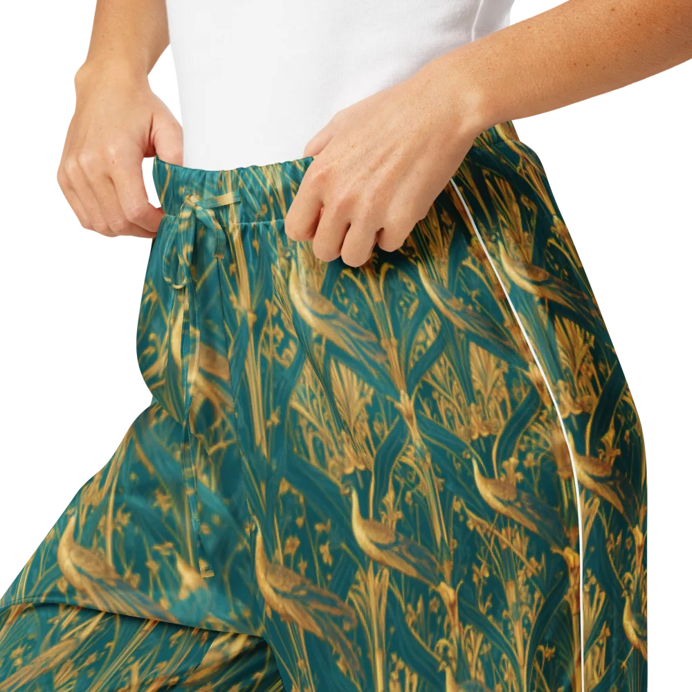 Peacock Arabesque on Women's Pajama Pants — Product details