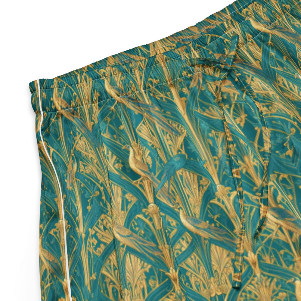 Peacock Arabesque on Women's Pajama Shorts — Product details