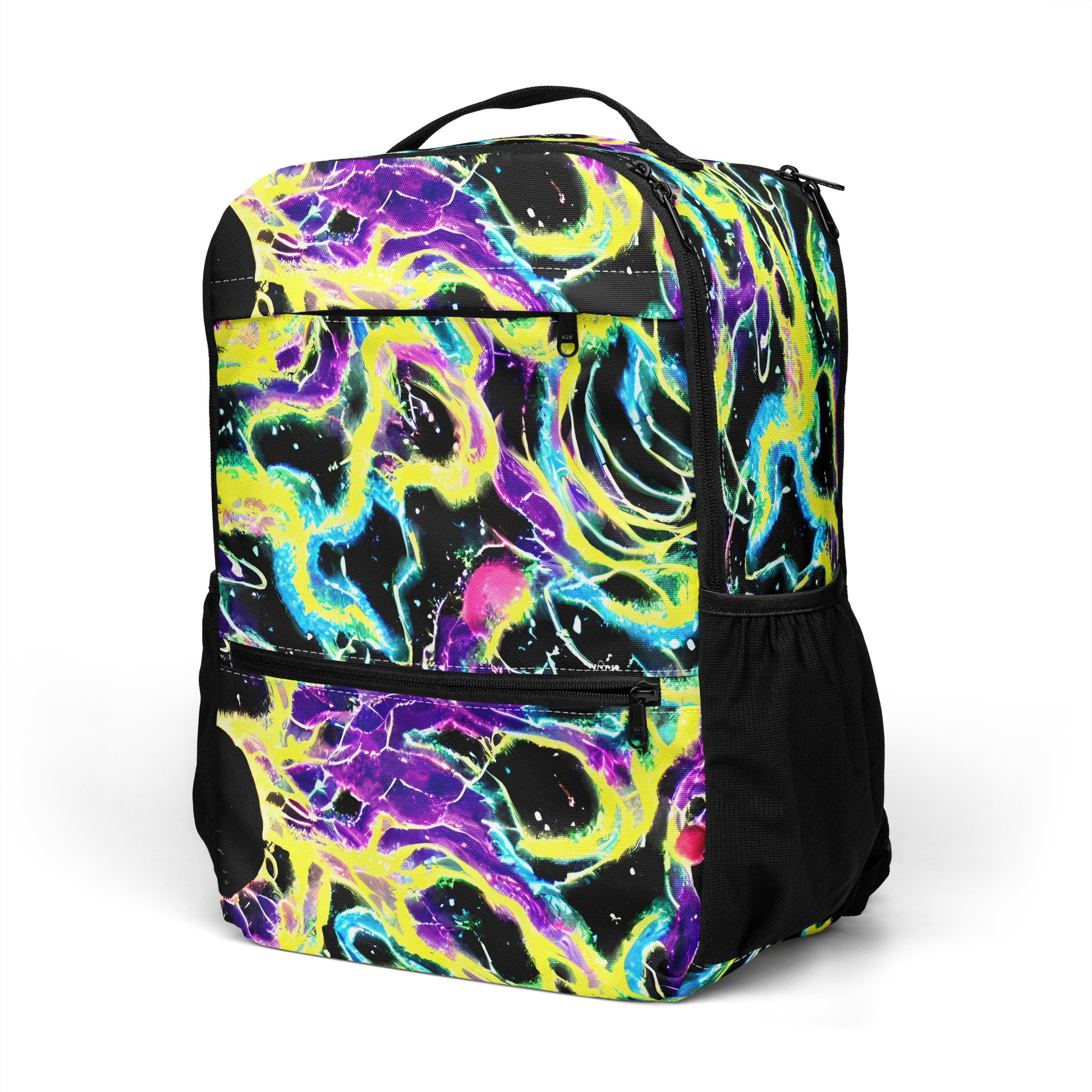 Electroflora on Utility Backpack — Left Front