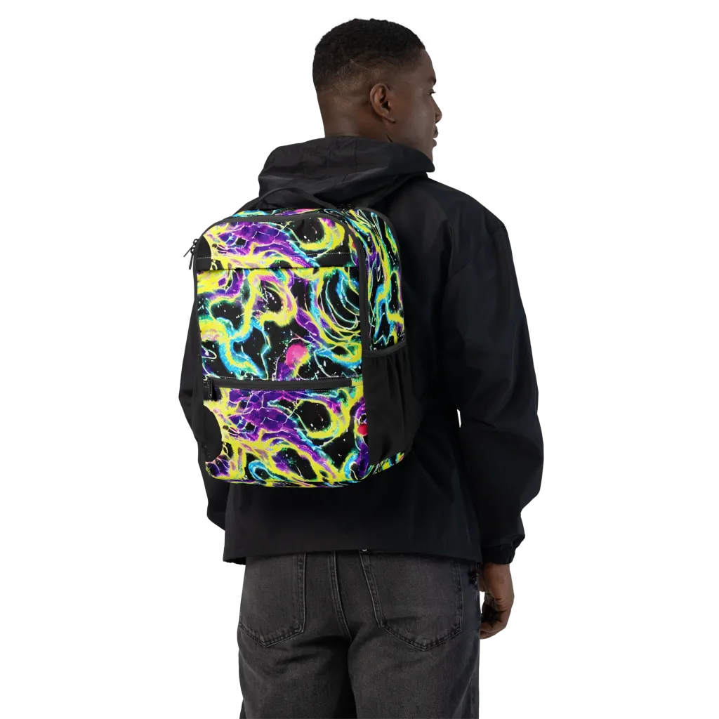 Electroflora on Utility Backpack — Back