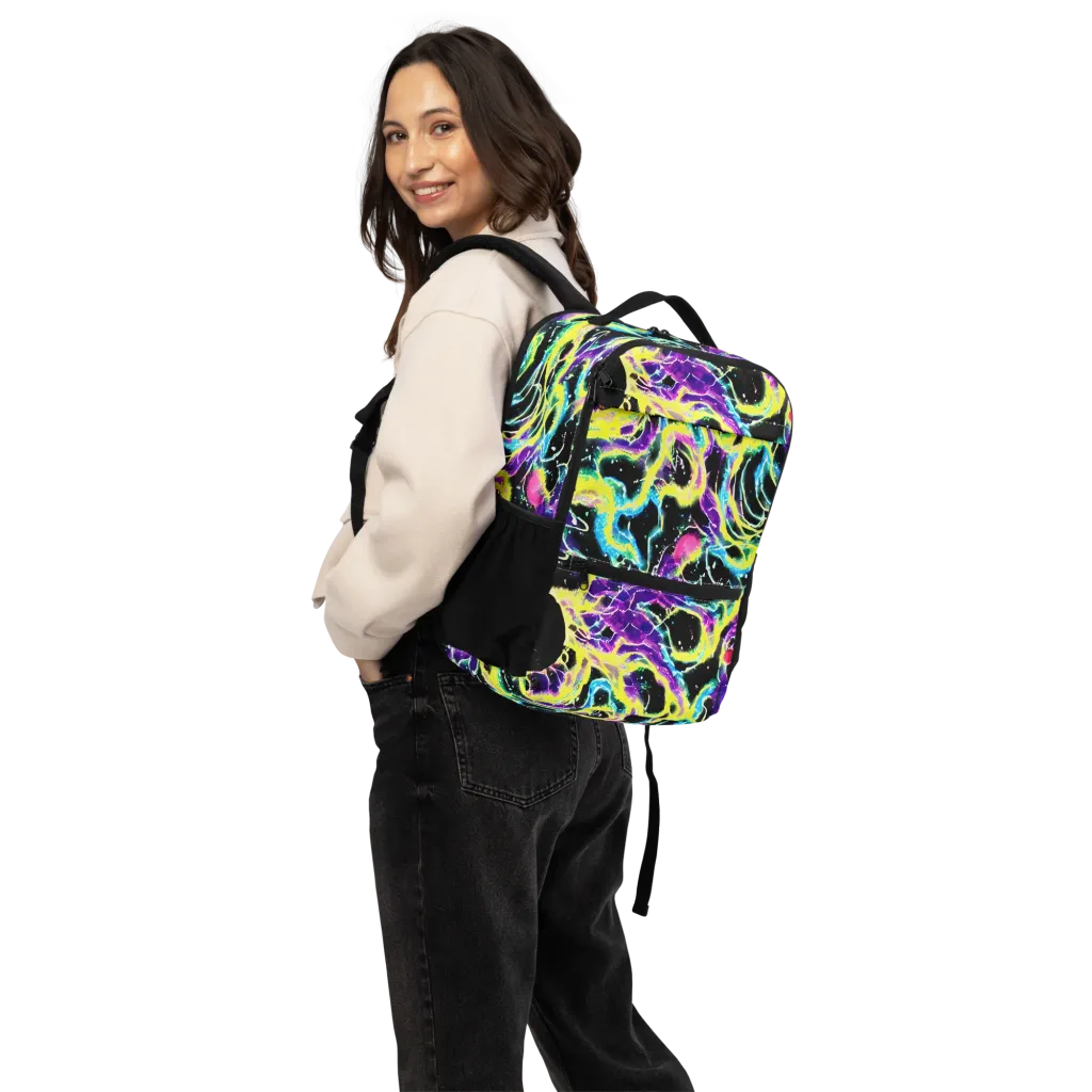 Electroflora on Utility Backpack — Back