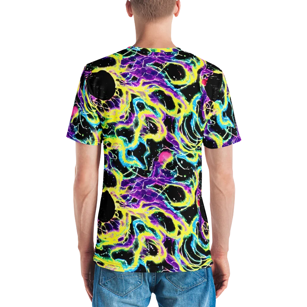 Electroflora on Men's Crew Neck T-Shirt — Back